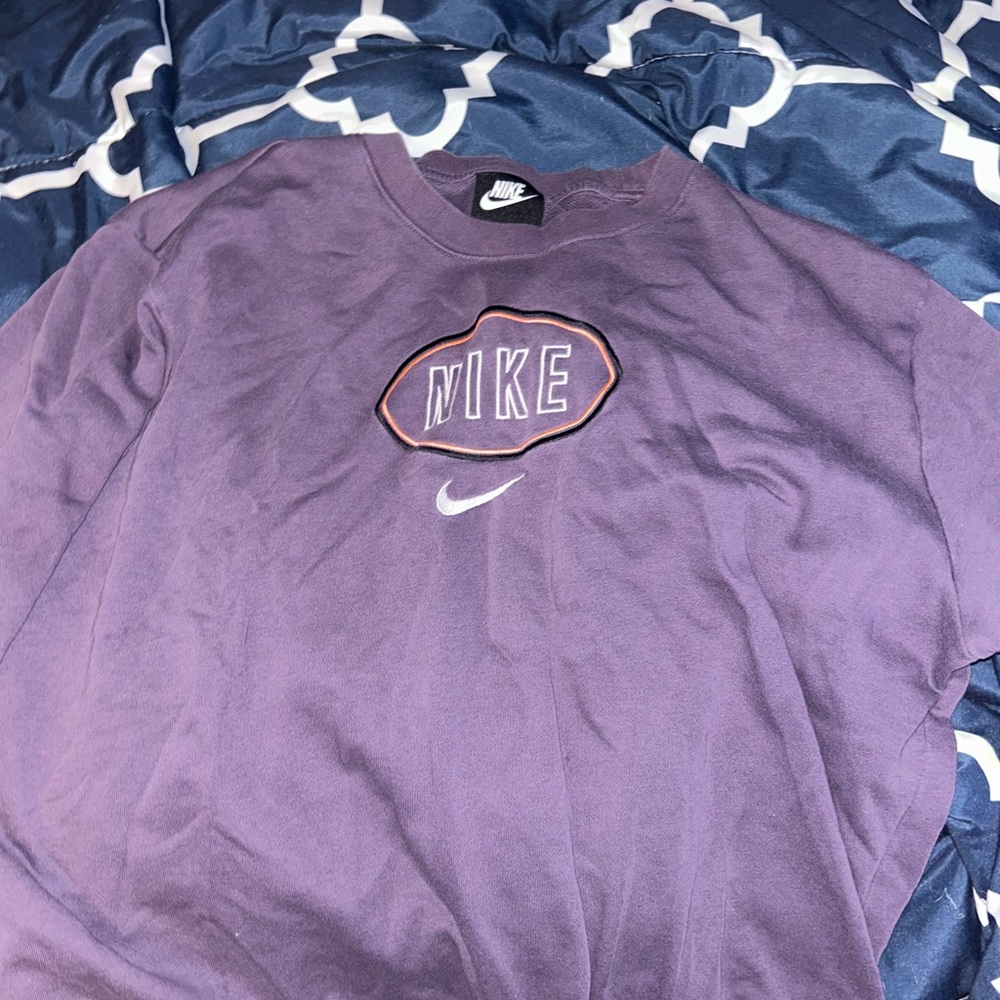 Purple Nike sweatshirt